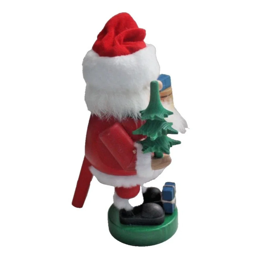 Erzgebirgische Volkskunst Seifen Wooden Santa Nutcracker Germany